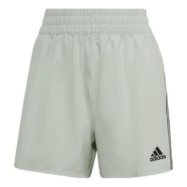 Шорты с изображением поезда, 3 полоски, тканые шорты Adidas, зеленый