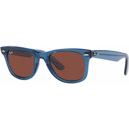 Солнцезащитные очки Ray-Ban, коричневый, синий