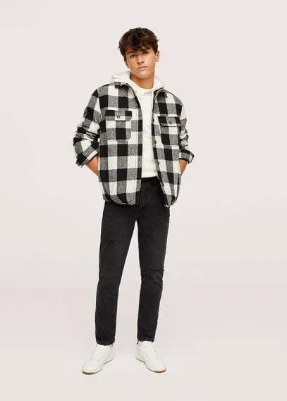 Нарочно рваные джинсы slim-fit - Slimrtb