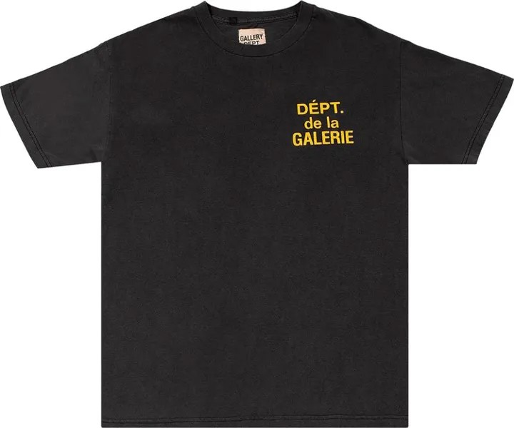 Футболка Gallery Dept. French Tee 'Black', черный