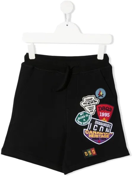 Dsquared2 Kids шорты с нашивками