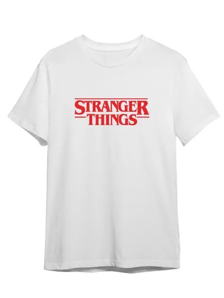 Футболка унисекс СувенирShop Очень странные дела/Stranger Things 8NR1 белая L (48-50)