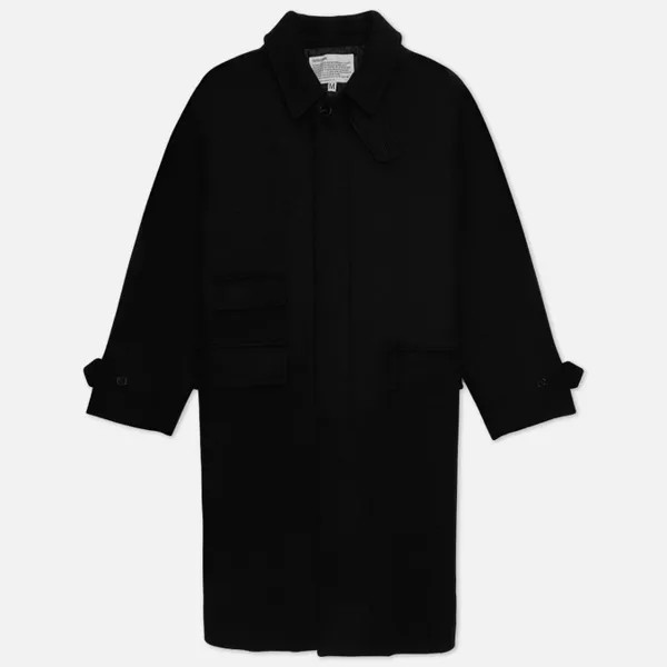 Мужское пальто Uniform Bridge 22FW Wool Balmacaan чёрный, Размер L