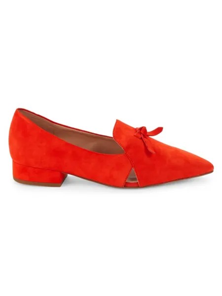 Замшевые туфли Viola Skimmer с острым носком Cole Haan, красный