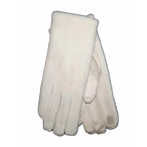Перчатки  демисезонные, размер 6,5-8,5, белый