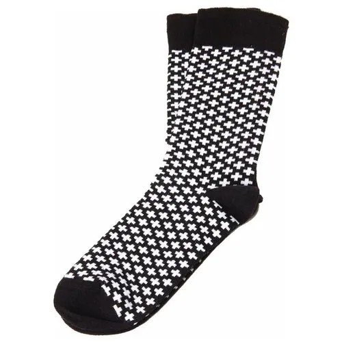 Мужские носки darkzone, 1 пара, классические, фантазийные, на Новый год, размер 40-44, черный