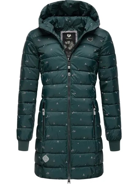 Пуховик ragwear Steppjacke Tiasa Long, цвет Dark Green