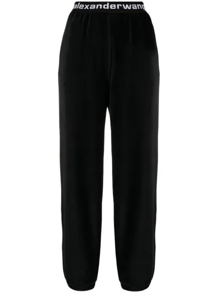 Alexander Wang спортивные брюки с логотипом, черный