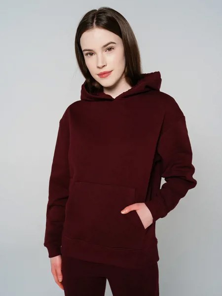 Худи женский ТВОЕ 76907 бордовый XL