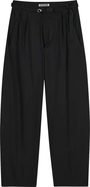 Брюки Hyein Seo Belted Wide 'Black', черный