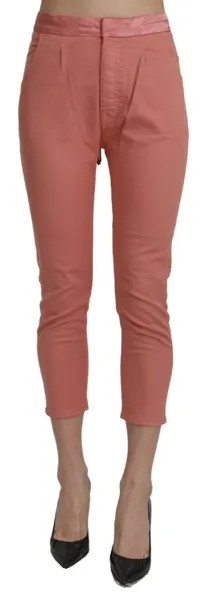 Брюки CYCLE Хлопковые укороченные узкие брюки Old Rose с высокой талией s. Рекомендуемая розничная цена W30 – 350 долларов США.