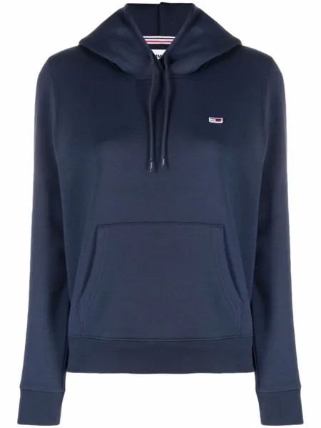 Tommy Hilfiger худи с вышитым логотипом, синий