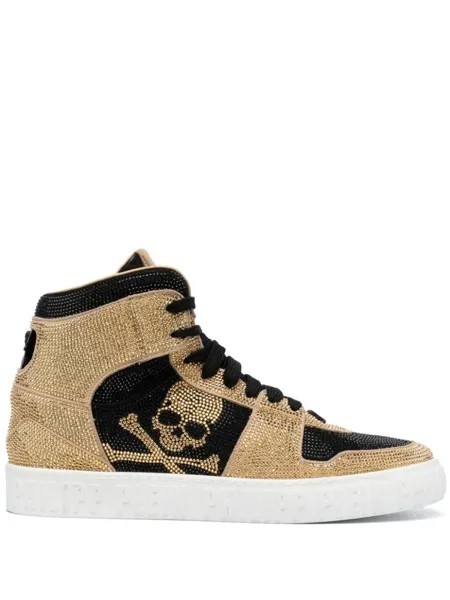 Philipp Plein высокие кеды Notorious, черный