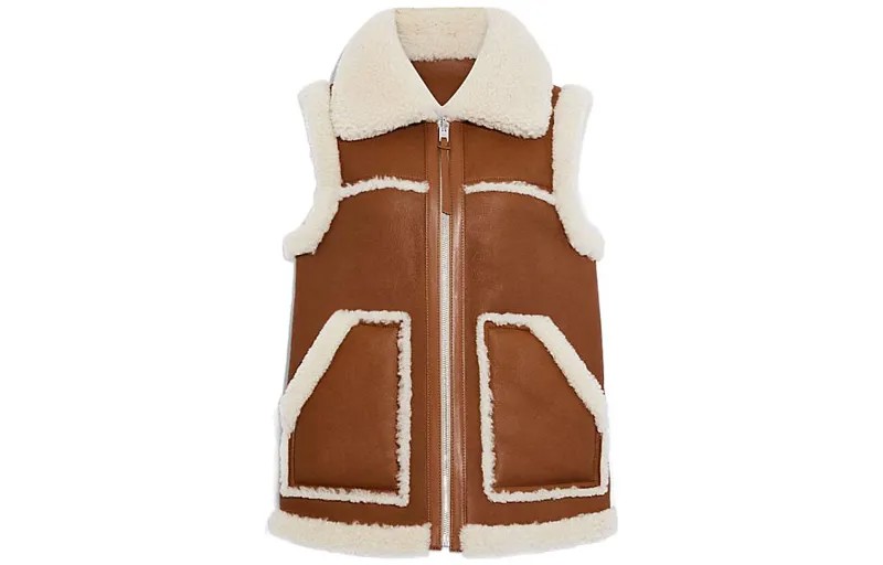 Женский жилет COACH, цвет Brown