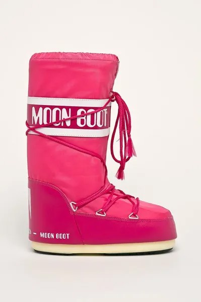 Нейлоновые зимние ботинки Moon Boot, розовый