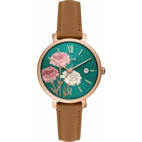 Наручные часы FOSSIL Jacqueline ES5274, зеленый, золотой