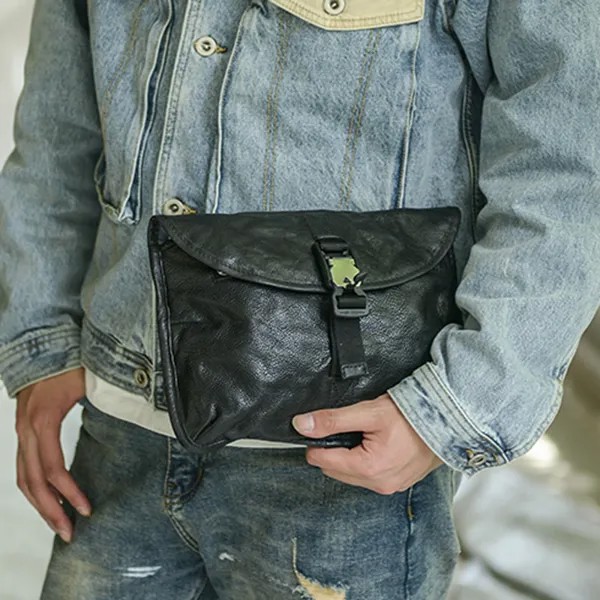 AETOO, американская винтажная сумка через плечо на одно плечо, мягкий мужской портфель из телячьей кожи, кожаная нагрудная сумка