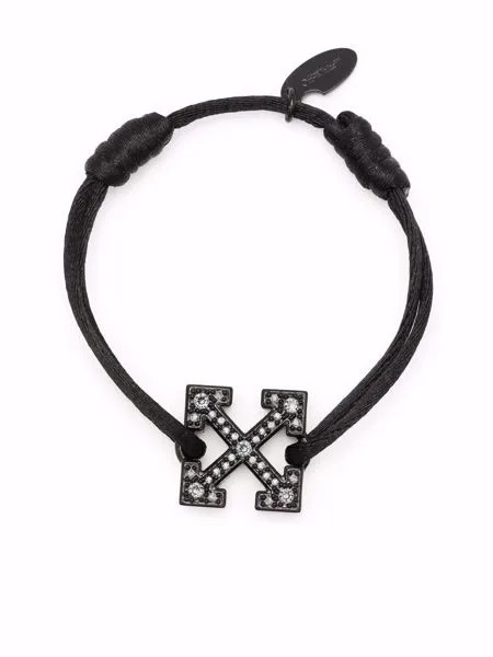 Off-White crystal-embellished Arrow bracelet