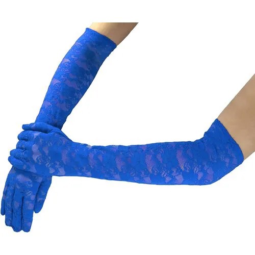 Перчатки , размер 48см, синий