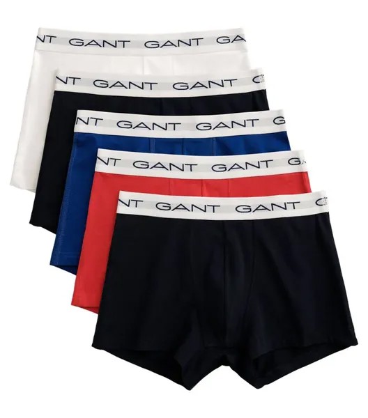 Боксеры, 5 шт Gant, мультиколор