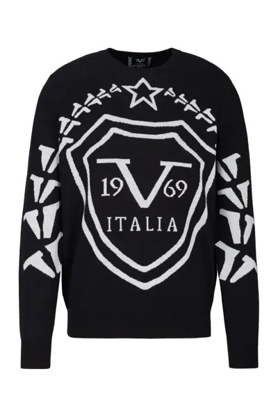 Пуловер Versace Rundhals Enzo, черный