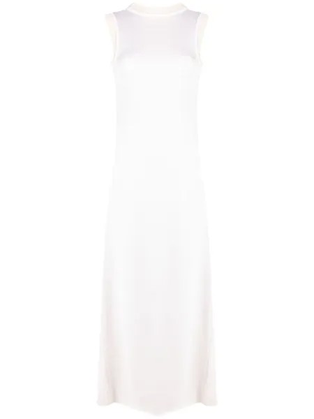 Jil Sander платье тонкой вязки, нейтральный цвет