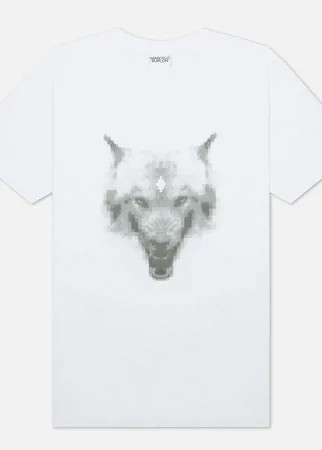 Мужская футболка Marcelo Burlon Cross Wolf Regular, цвет белый, размер L