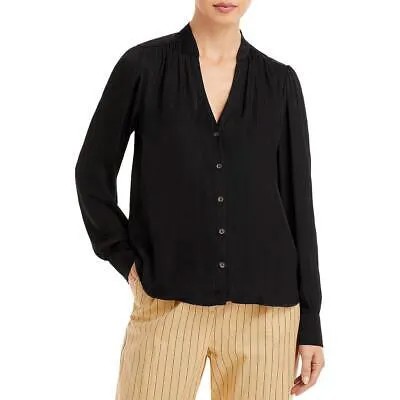 Женская прозрачная блузка на пуговицах с v-образным вырезом и длинными рукавами Aqua BHFO 7170