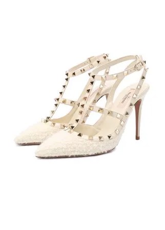 Комбинированные туфли Rockstud Valentino