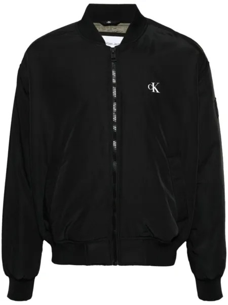 Calvin Klein Jeans бомбер-пуховик, черный