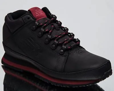 New Balance 754 Мужские черные бордовые повседневные ботинки на осень и зиму