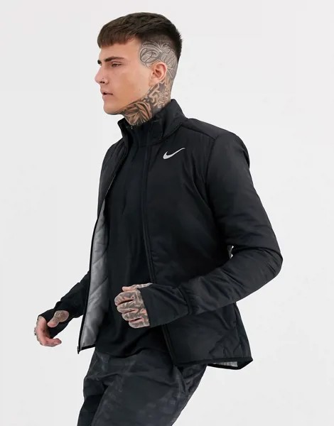 Черная куртка Nike Running Aerolayer-Черный