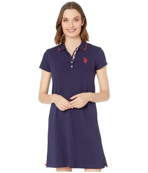 Платье U.S. POLO ASSN., Solid Polo Dress