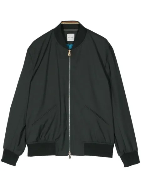 Paul Smith шерстяной бомбер, зеленый