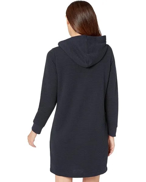 Платье Tommy Hilfiger Ottoman Hoodie Dress, цвет Sky Captain