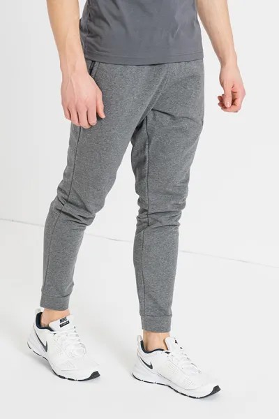 Тренировочные брюки Dri-FIT с зауженной кромкой Nike, серый