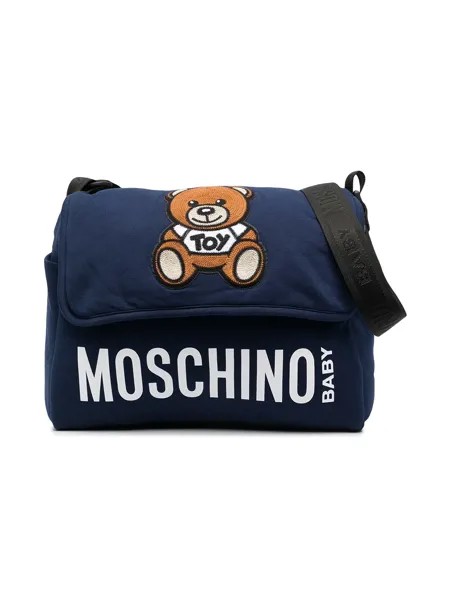 Moschino Kids пеленальная сумка Teddy Bear с логотипом