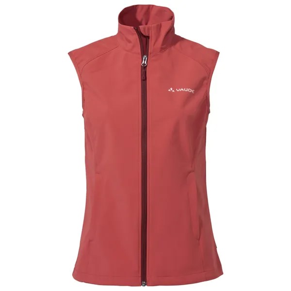 Жилет из софтшелла Vaude Women's Hurricane Vest III, цвет Brick