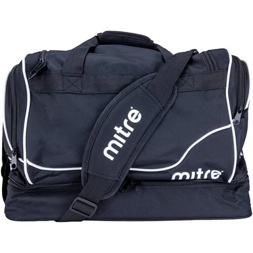 Сумка спортивная mitre, 50 л, 26х35х52 см, ручная кладь, черный