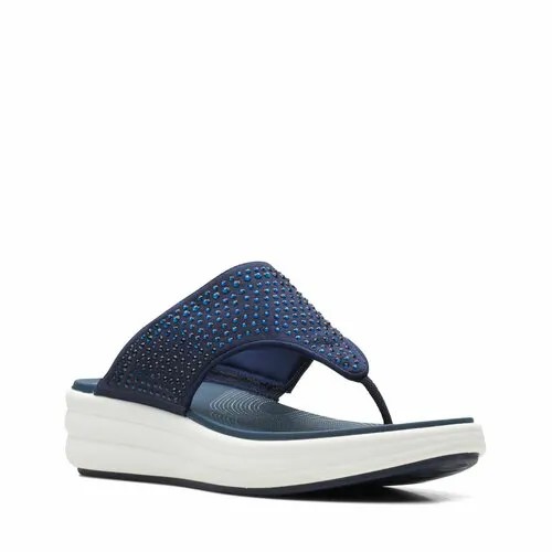 Тапочки Clarks, размер 39,5 EU, синий