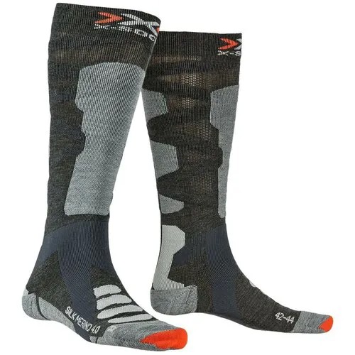 Носки X-Bionic 2021-22 X-Socks Ski Silk Merino 4.0 Gray (Eur:39-41)