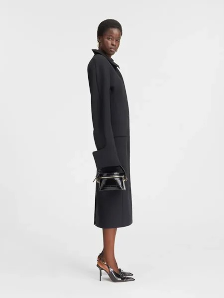 Приталенное пальто Ле манто Овало Jacquemus, черный