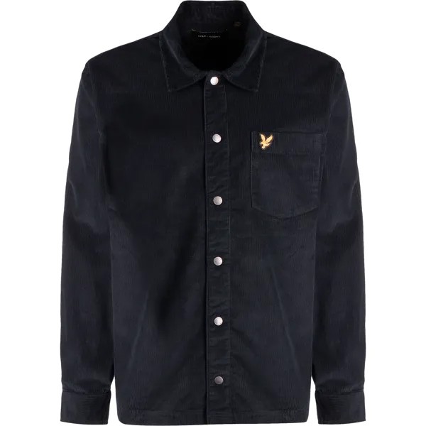 Куртка Lyle & Scott Langarmhemd Cord Overshirt Jacke, темно синий