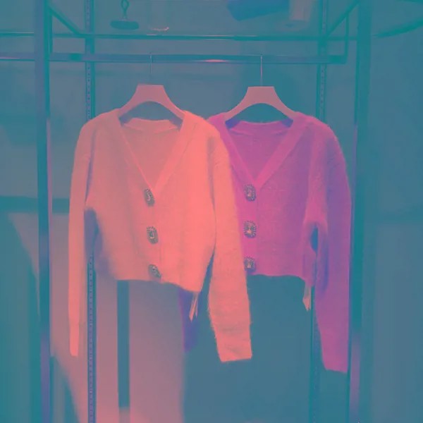 Японский осенне-зимний винтажный свитер, куртка с V-образным вырезом, однотонная верхняя одежда с длинным рукавом, однобортный кардиган для ...
