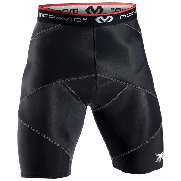 Тайтсы Mc David Cross Compression With Hip Spica Short, черный