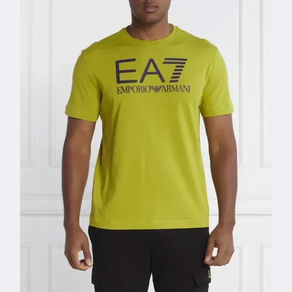 Футболка стандартного кроя Ea7, зеленый