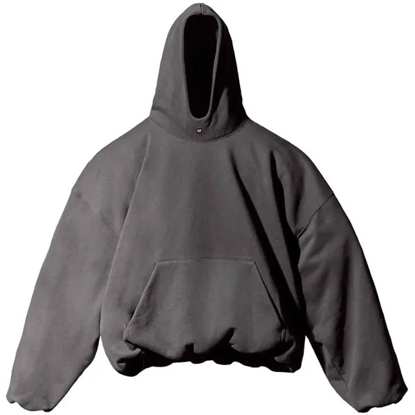 Худи Yeezy Gap Engineered by Balenciaga Logo, темно-серый