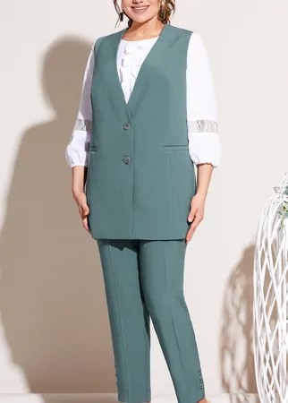 Костюм Olga Style-С659/2 В цвете: Зеленый; Размеры: 58