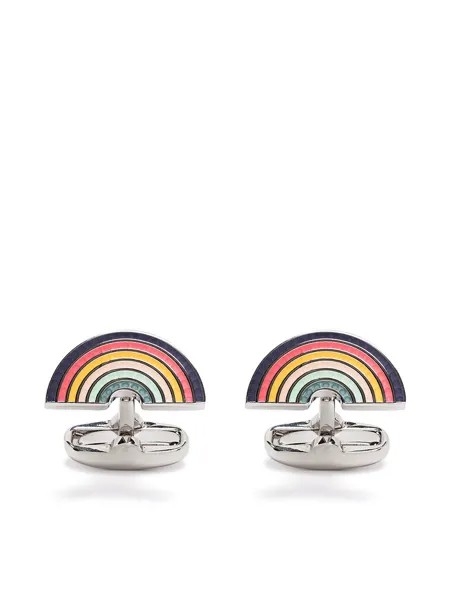 PAUL SMITH запонки Rainbow с логотипом