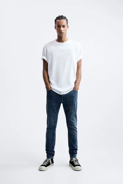 Джинсы скинни Zara, синий